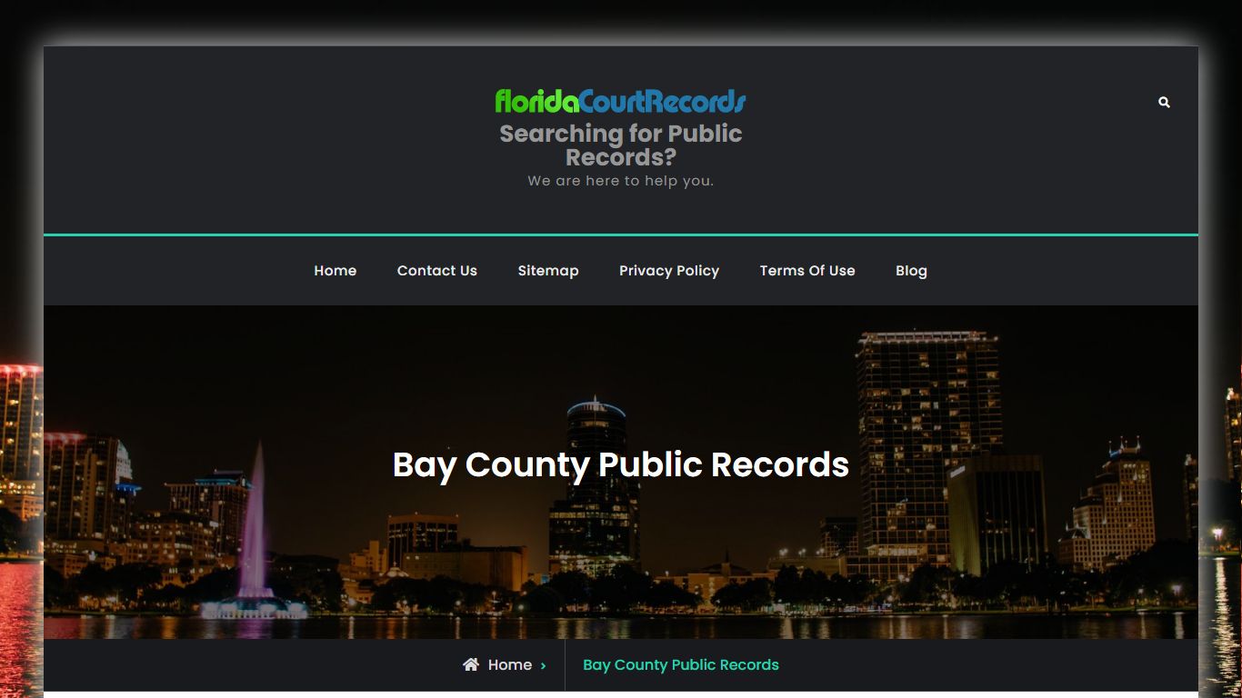 Bay County Public Records